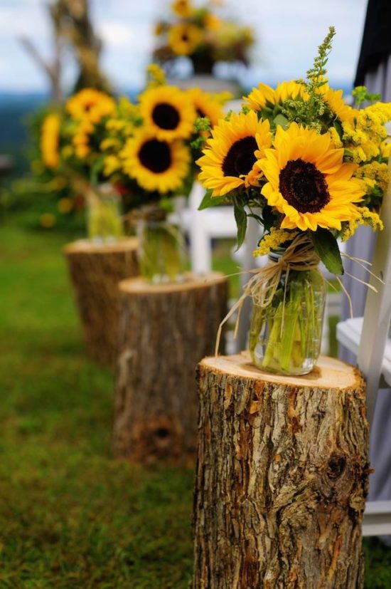 200 Centros De Mesa Y Arreglos Con Girasoles Espectaculares