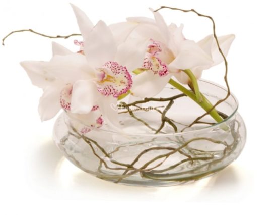 Centros de mesa, arreglos florales y decoración con orquídeas para bodas  glamorosas