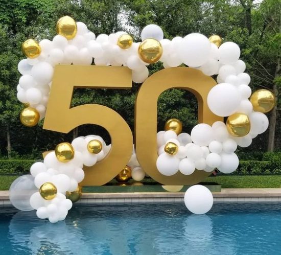 Ideas para cumpleaños de 50 años: Con qué color decorar la fiesta?